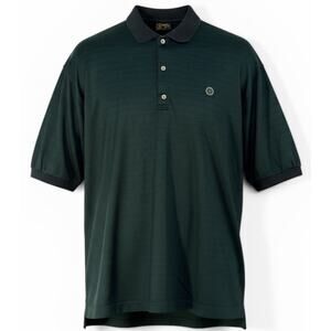 VTG Bobby Jones Mens XXL Golf Polo Shirt 100% Cotton Italy Emerald